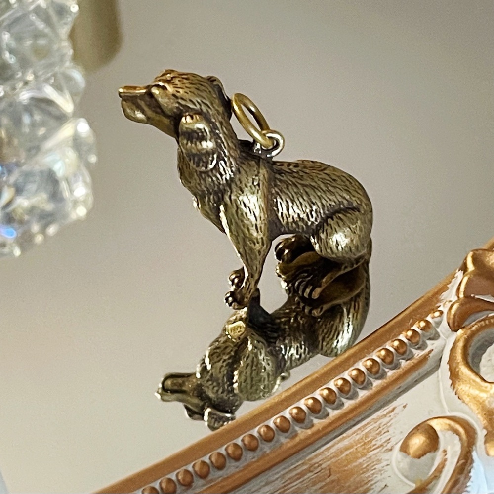 ✨Solid Brass Dog Pendant